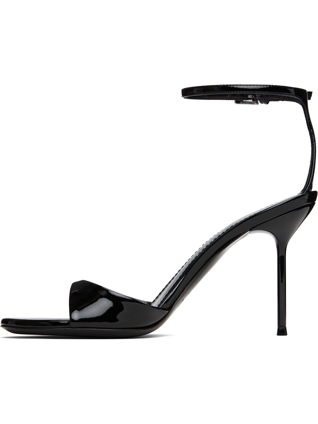 Black Lidia 90 Heeled Sandals - 3