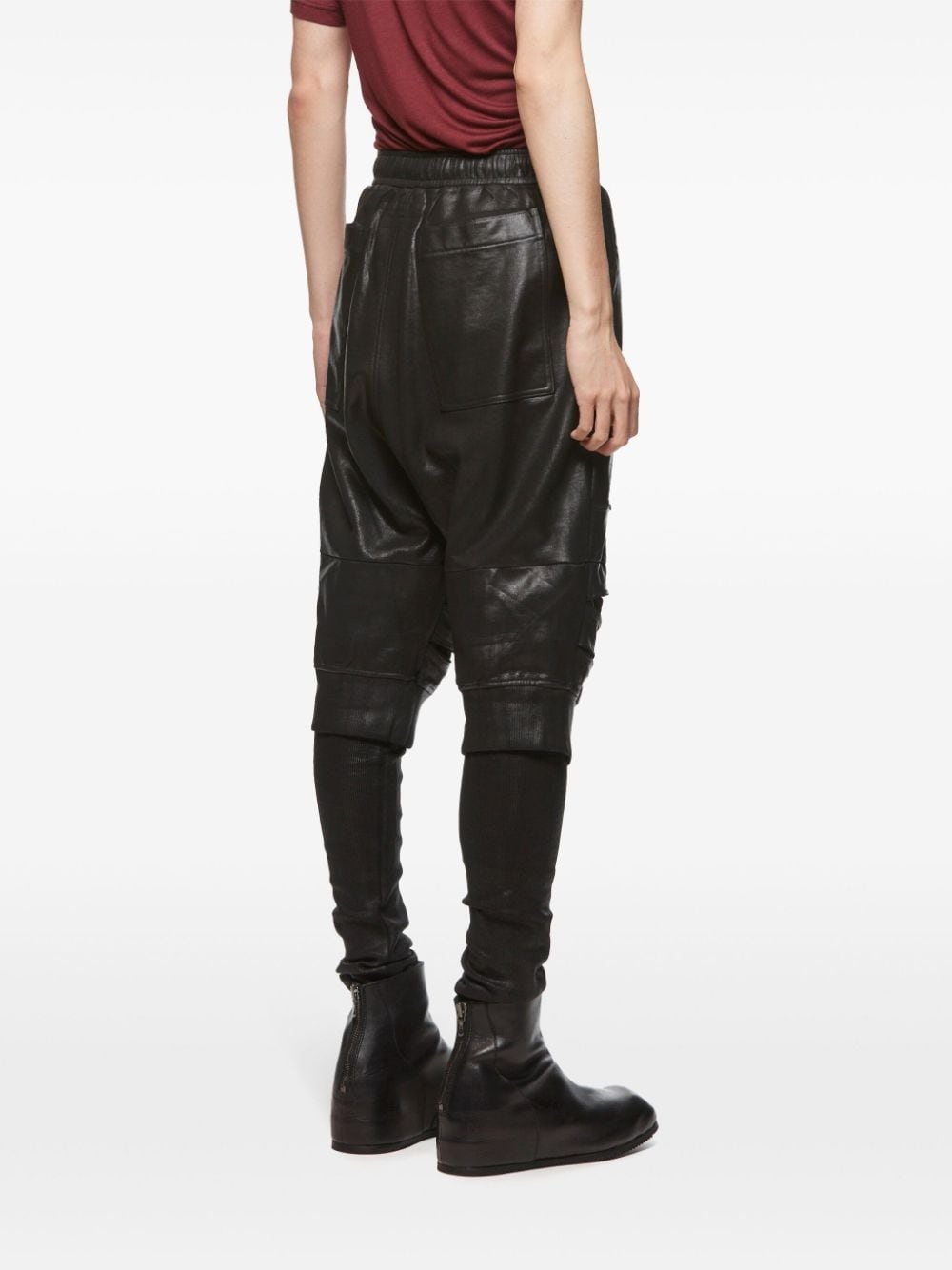 Destroyed layered track pants - 4