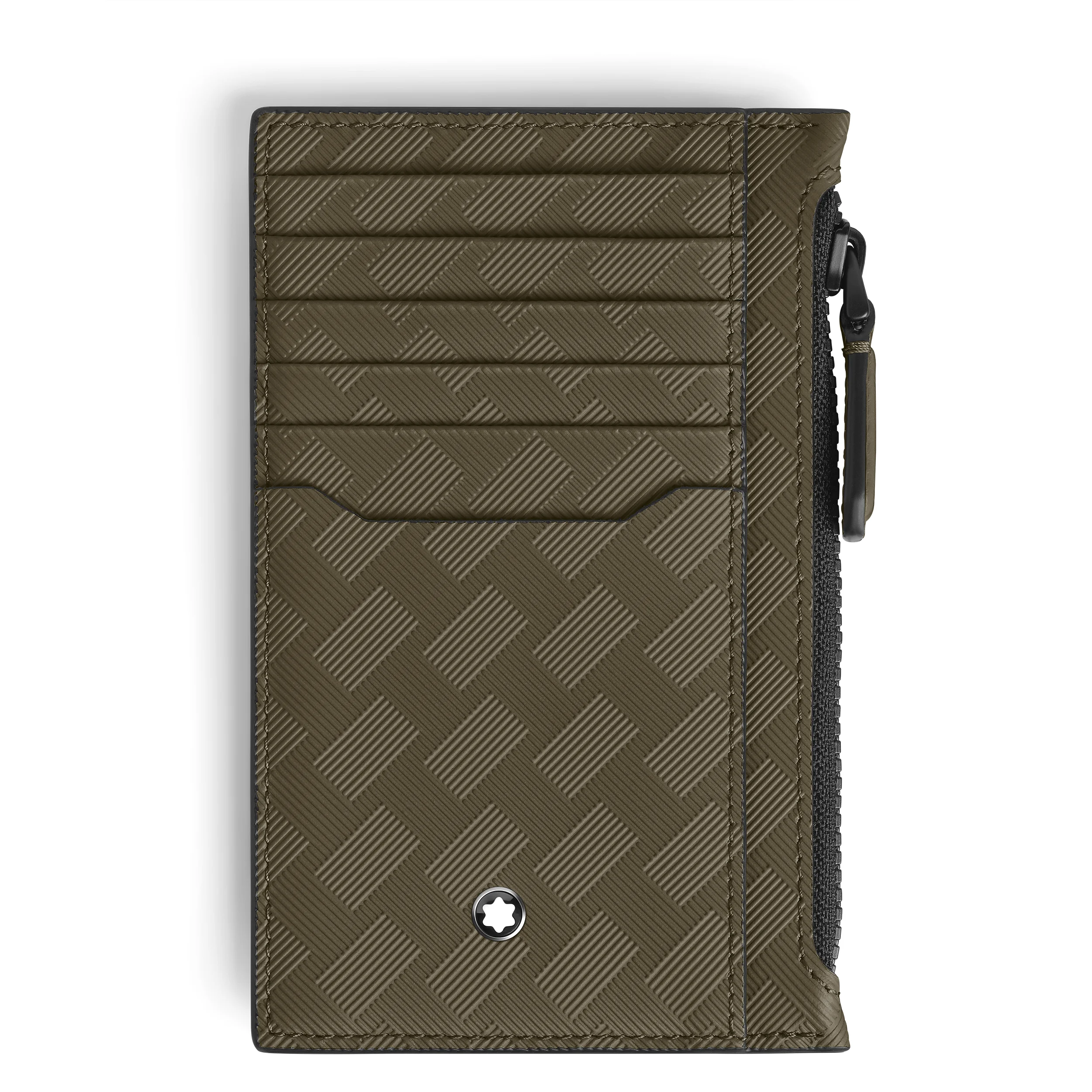 CARD HOLDER 8CC WITH ZIP IN EXTREME LEATHER - 1