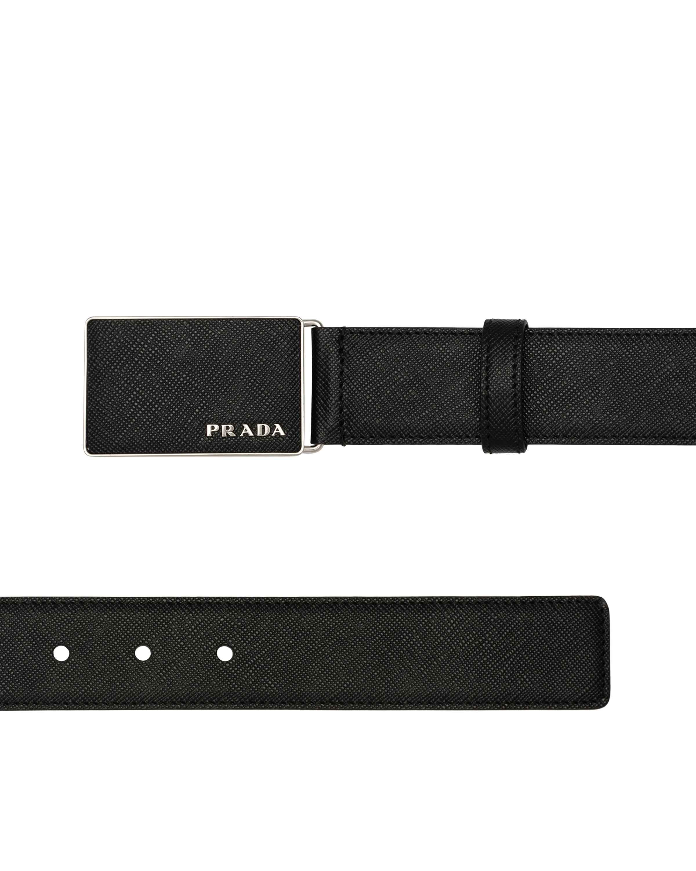 Saffiano Leather Belt - 3