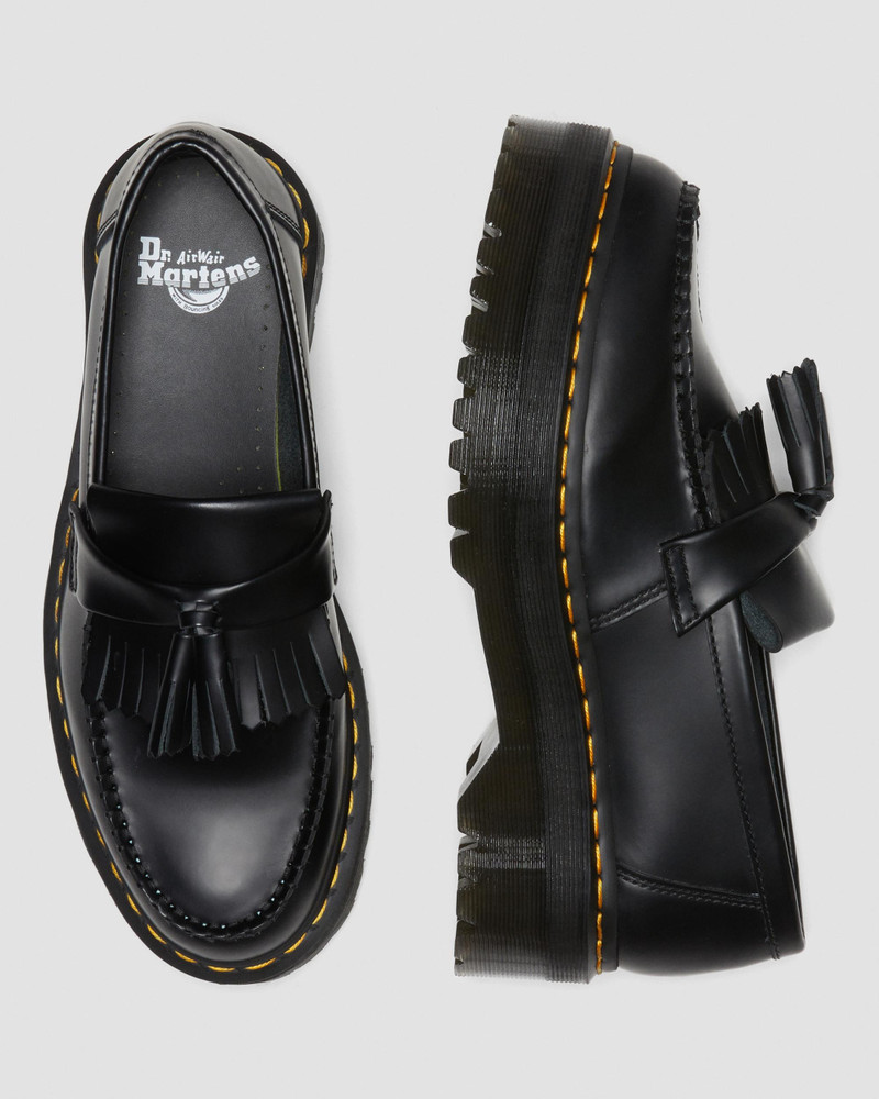 Dr. Martens Adrian Leather Platform Tassel Loafers outlook