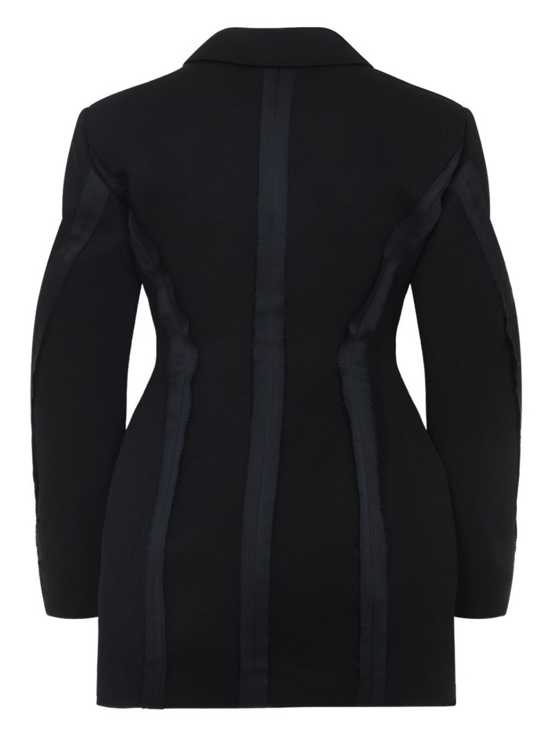 Givenchy Cacoon peaked-collar jacket outlook