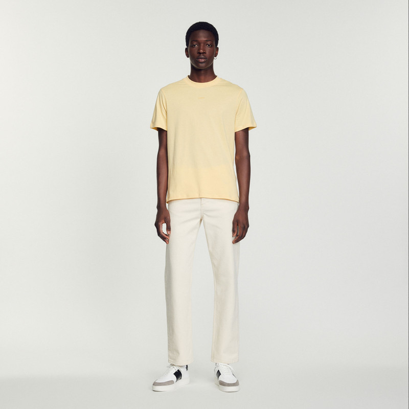 T-shirt with logo embroidery 3