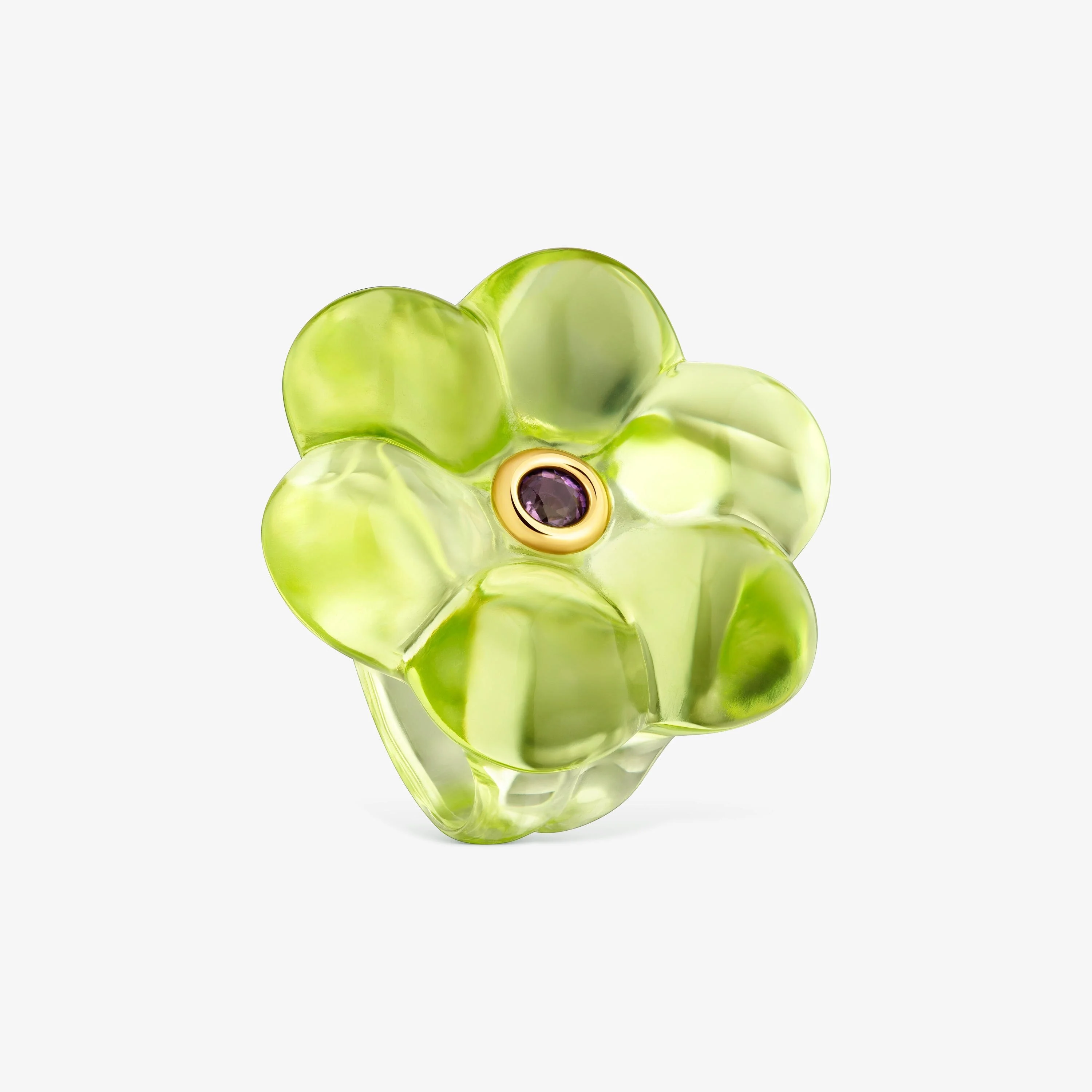 Resin and amethyst flower Ring TOUS Bold Motif - 1