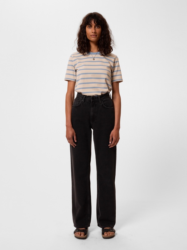 Joni Breton Stripe T-Shirt Blue/Beige - 5