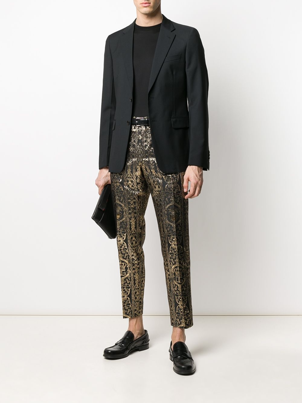 tailored cropped trousers  - 2