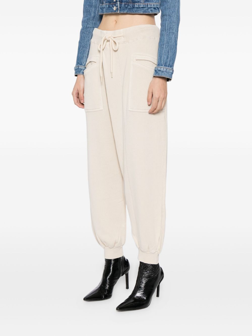 cotton-blended trousers - 3