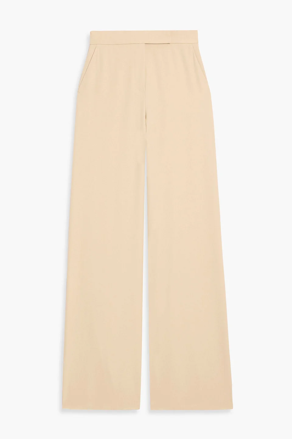 Wool-twill wide-leg pants - 1