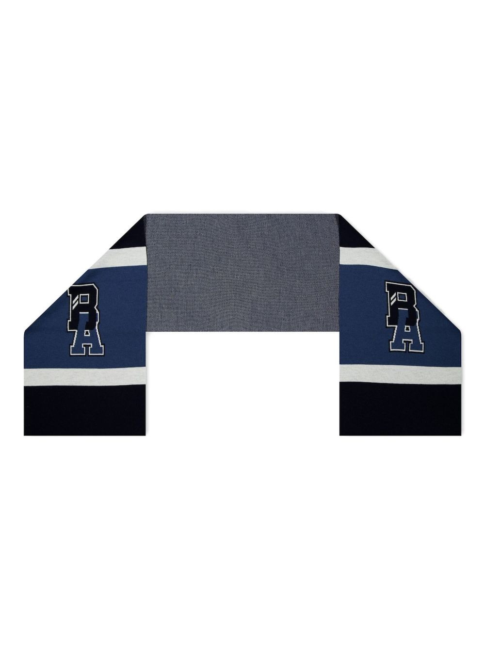 varsity-stripe wool scarf - 2