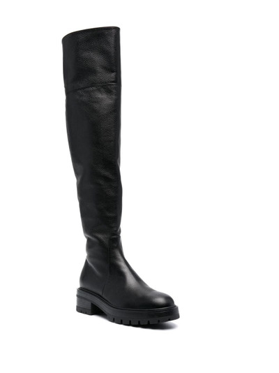 AQUAZZURA Whitney knee-high leather boots outlook