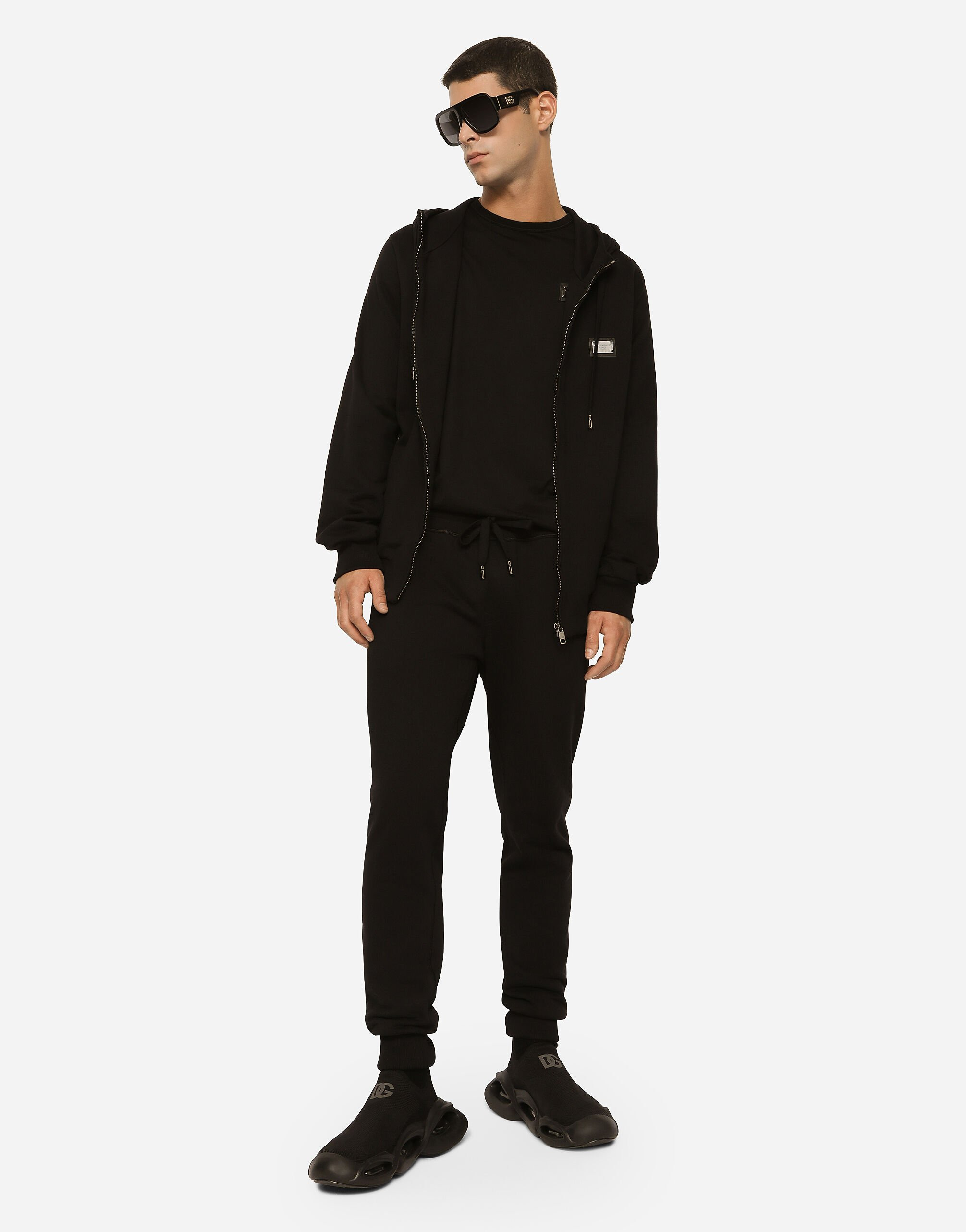 Jersey zip-up hoodie - 5