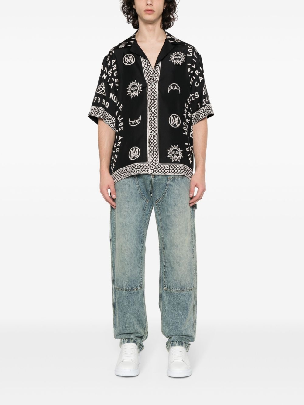mid-rise straight-leg jeans - 2