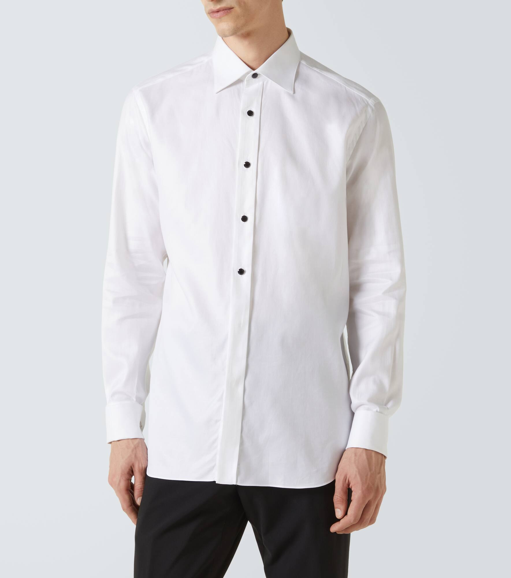 Cotton tuxedo shirt - 3