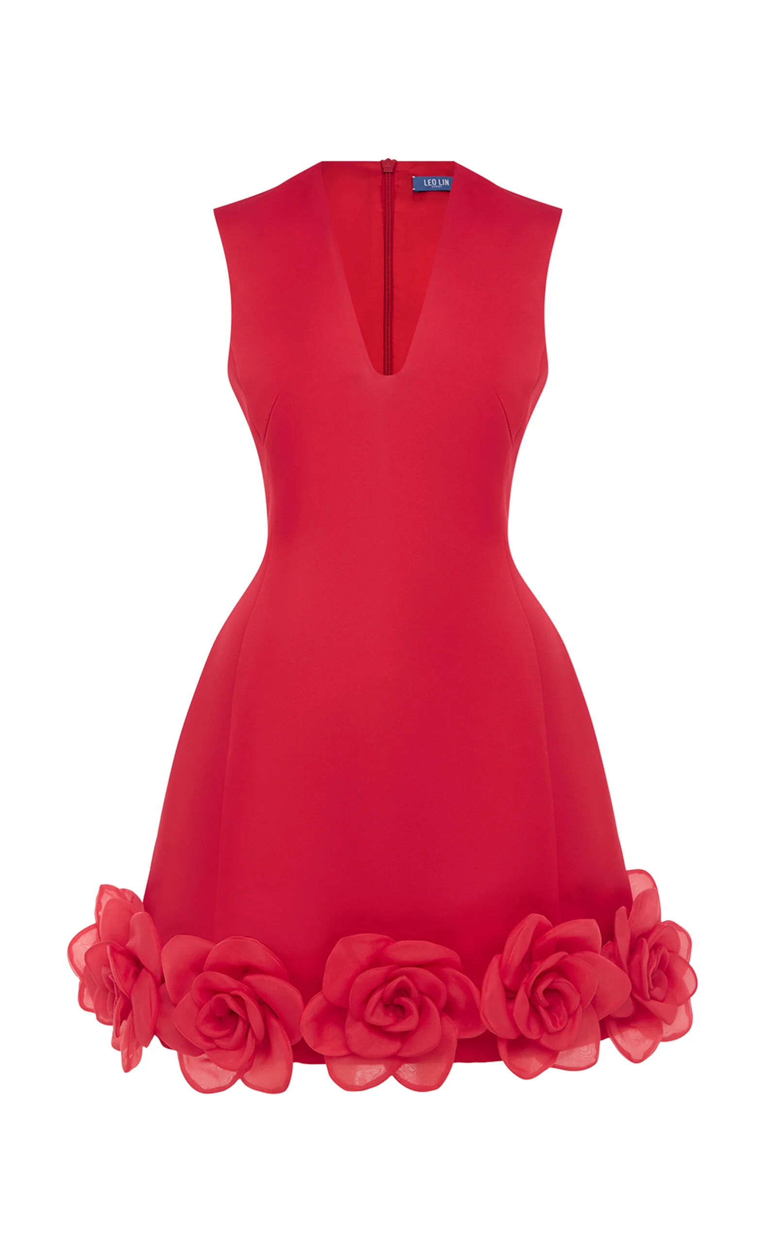Bree Rosette Mini Dress red - 1