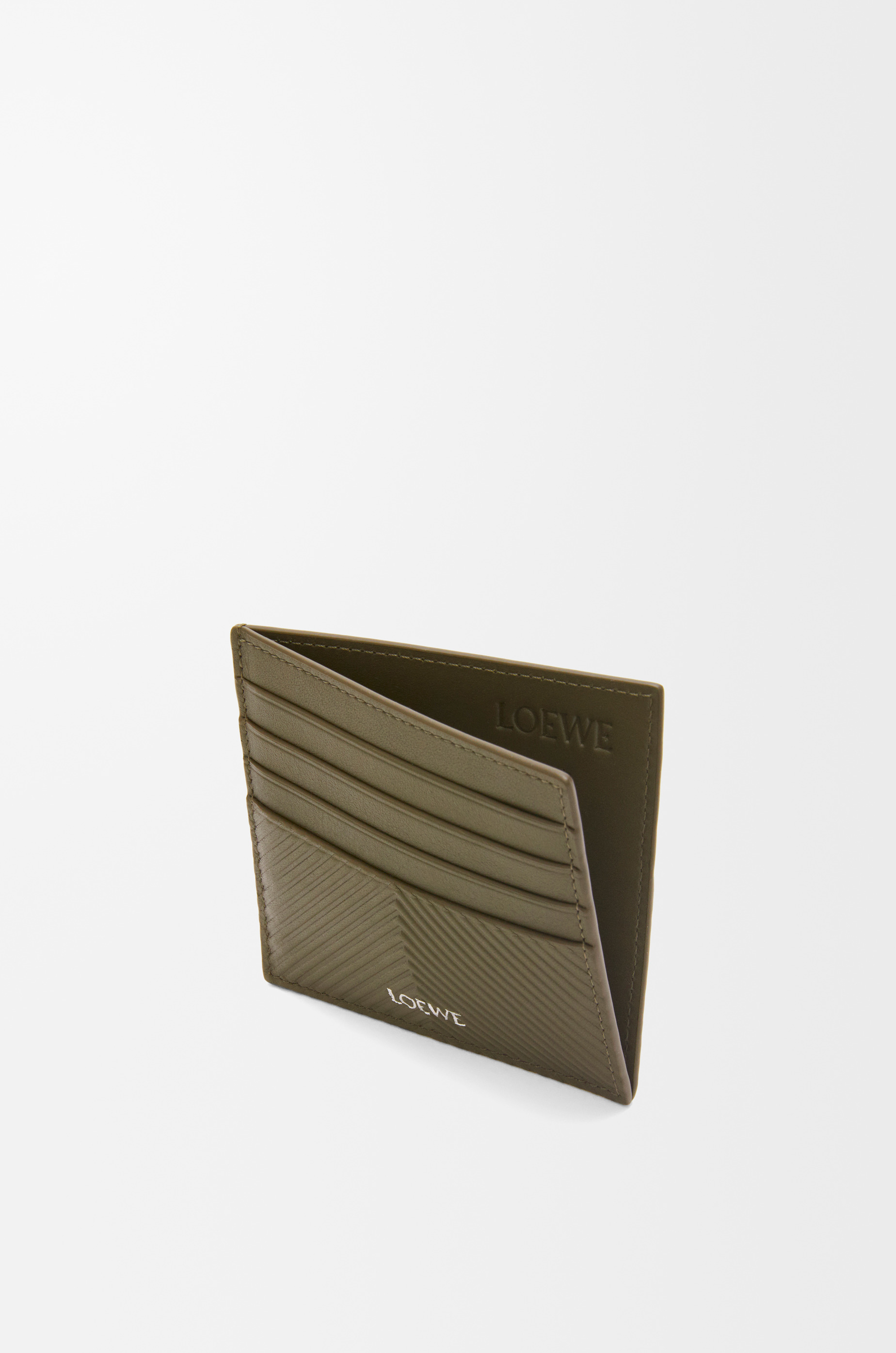 Open cardholder in textured classic calfskin - 2