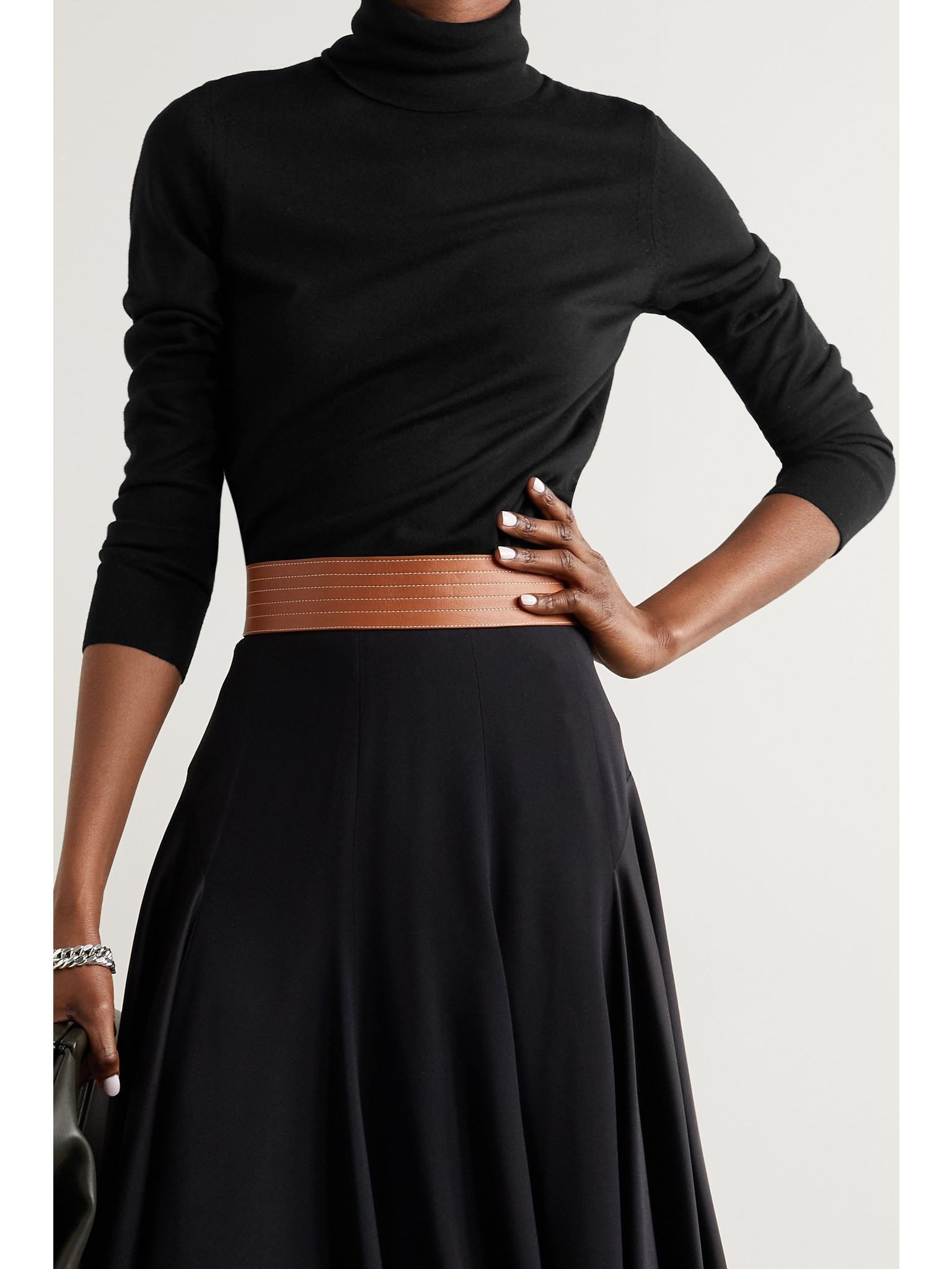 Cashmere turtleneck sweater Black - 3