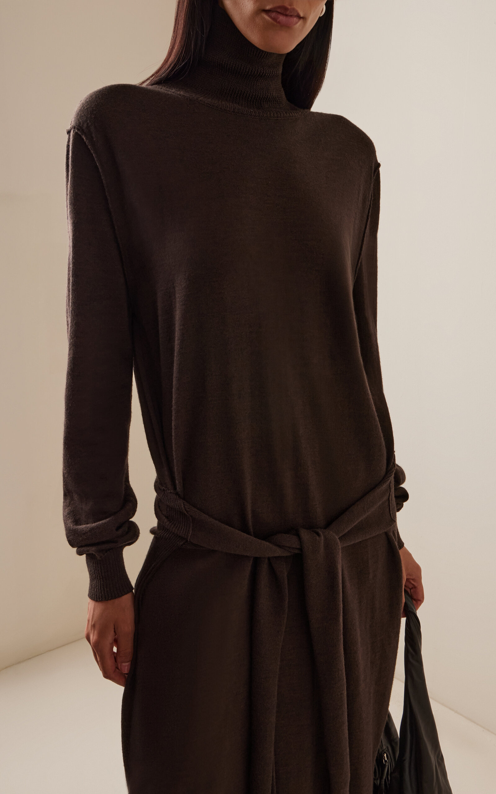 Trompe-l'oeil Dress brown - 2