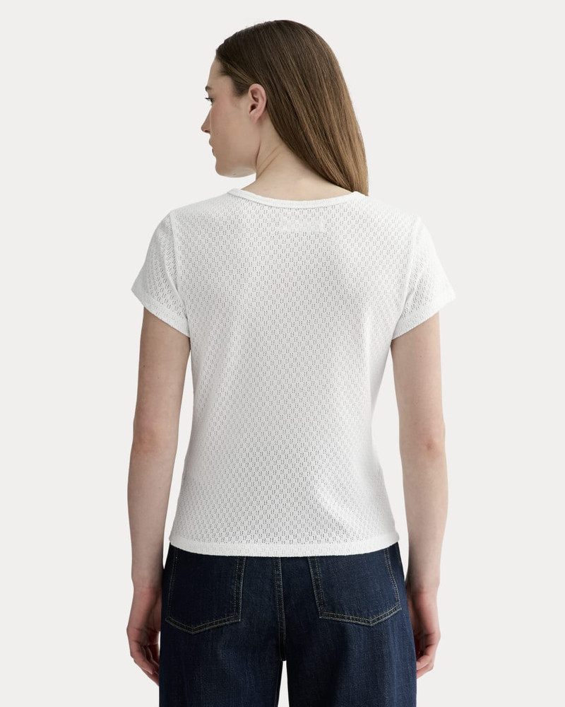 THE POINTELLE SHORT-SLEEVE TEE 5