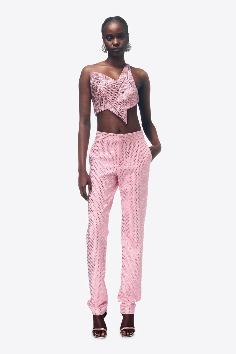 CRYSTAL EMBELLISHED TUXEDO PANT 3