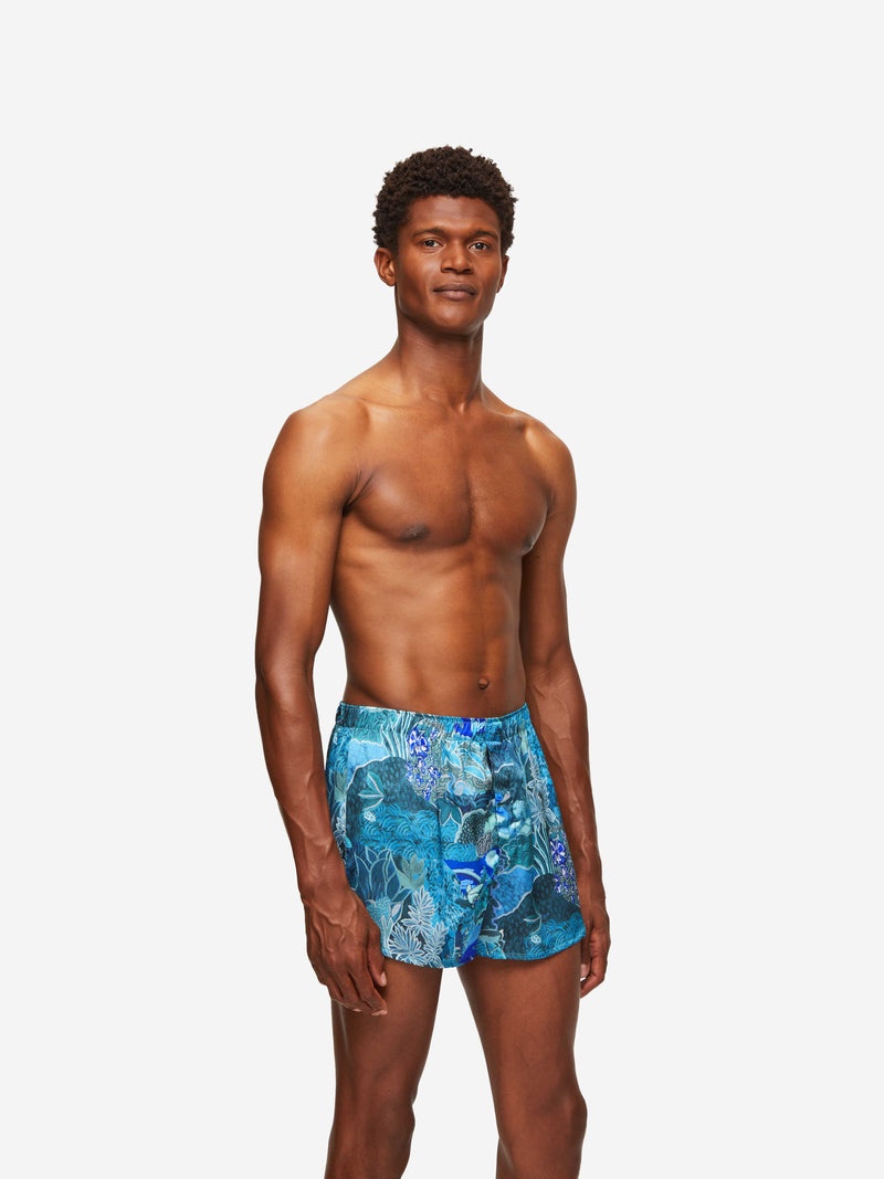 Men's Modern Fit Boxers Brindisi 86 Silk Satin Multi - 3