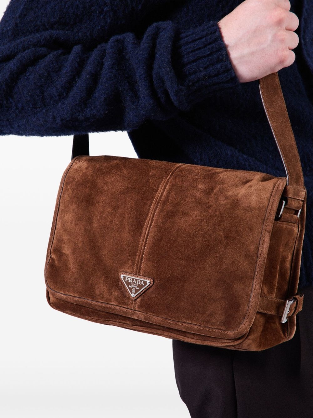 suede shoulder bag - 3