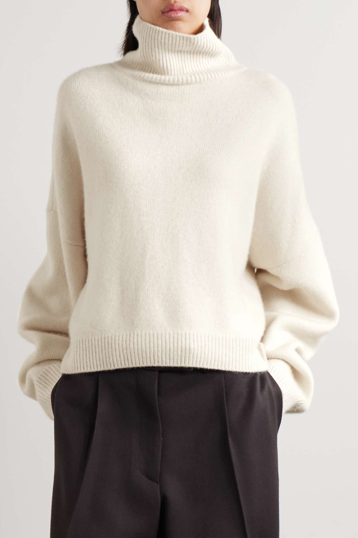 Ezio wool and cashmere-blend turtleneck sweater - 3