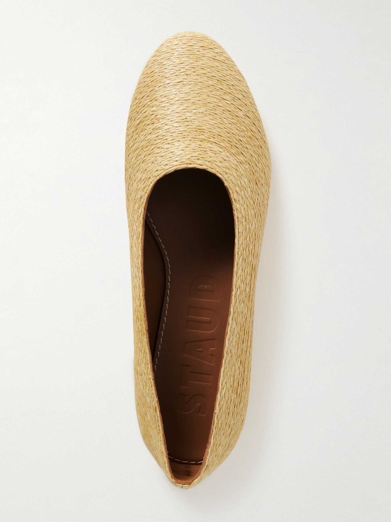 Alba raffia ballet flats Beige - 5
