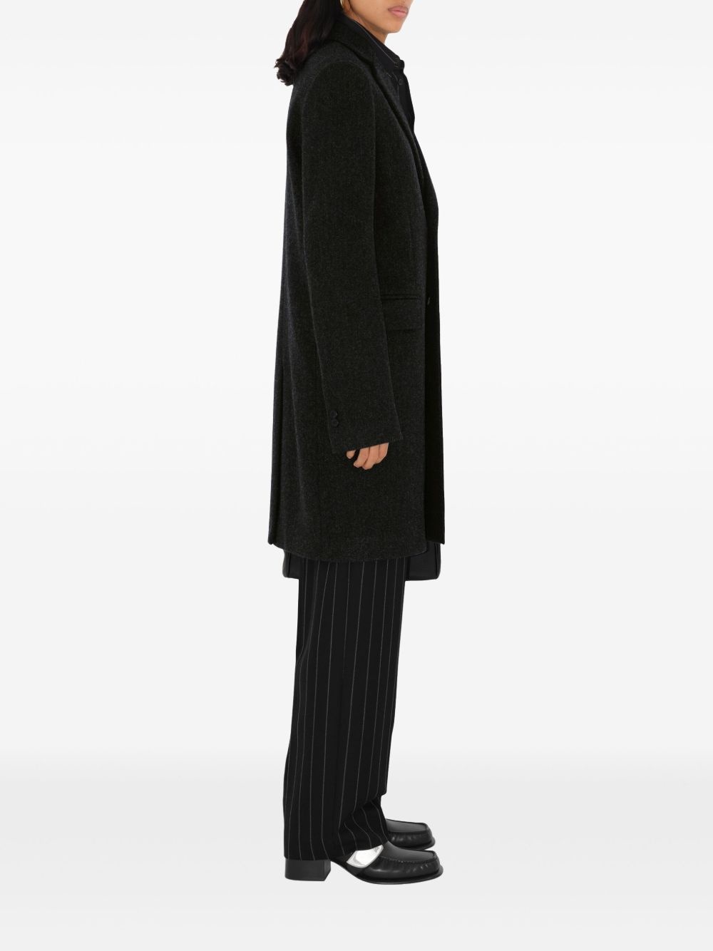 wool tailored coat - 3