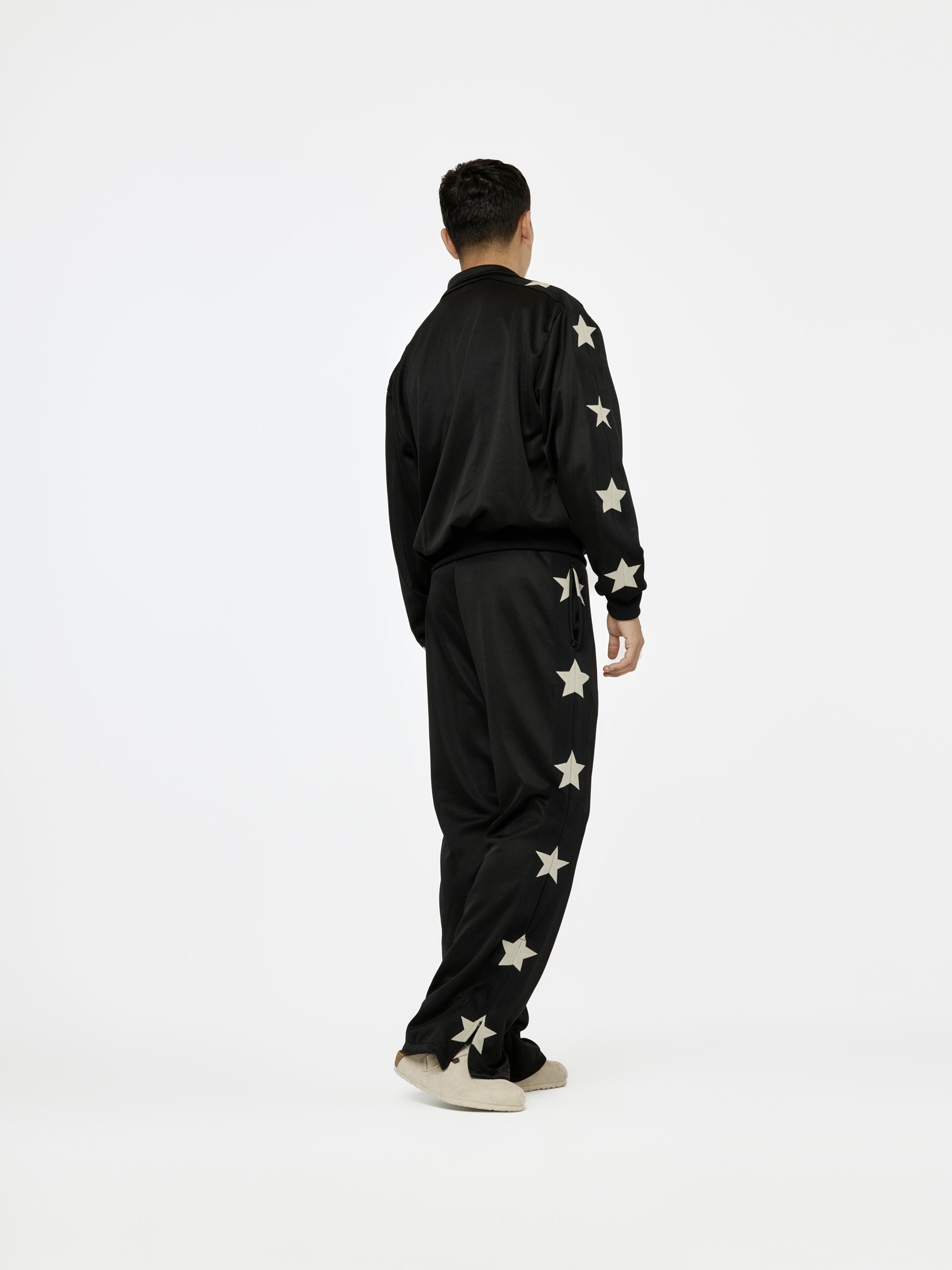 SMOOTH JERSEY STANDMAN&WOMAN TRACK JKT (BLACK) - 4