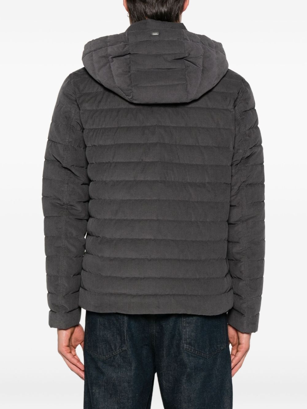 quilted hooded jacket - 4