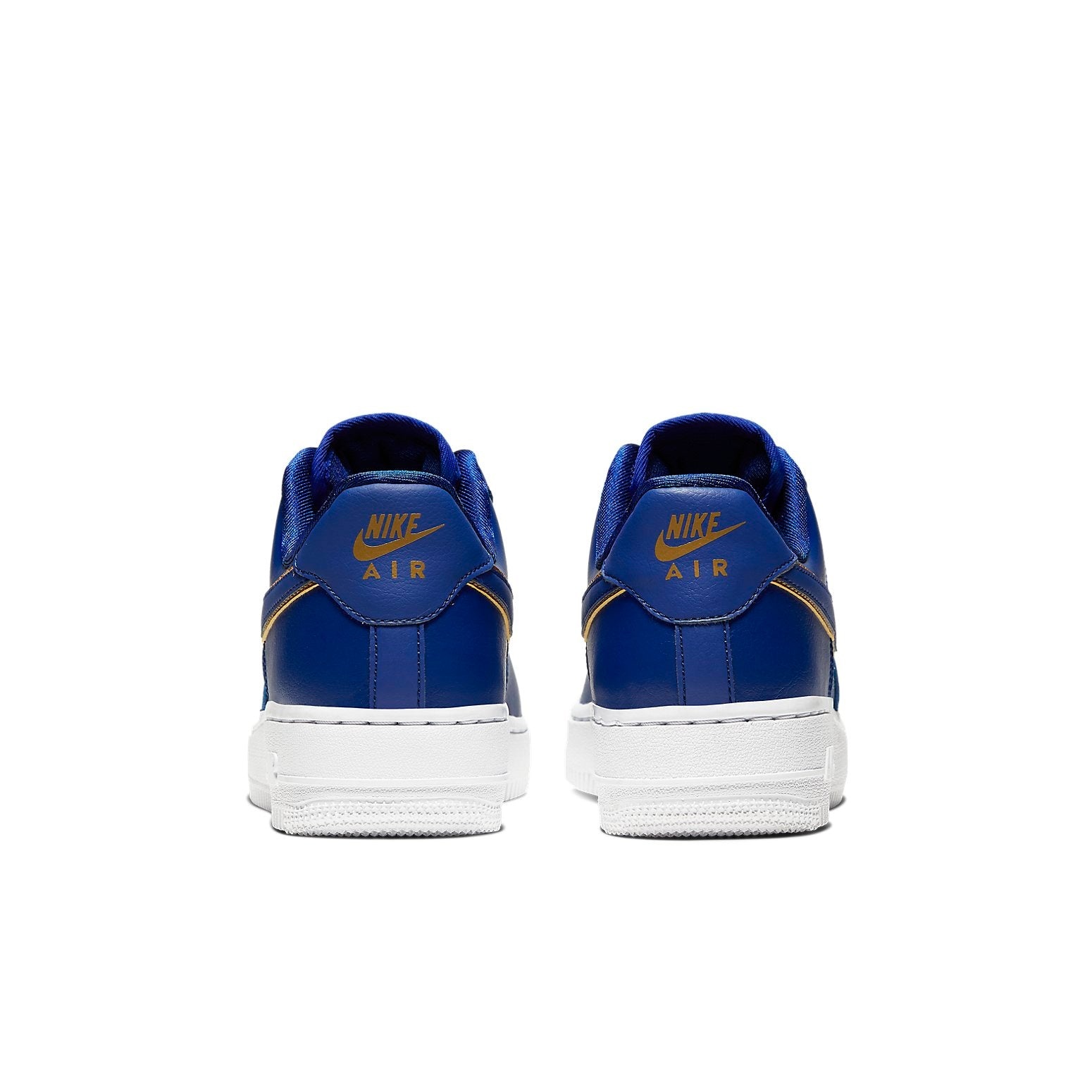 (WMNS) Nike Air Force 1 Low 'Blue Gold Swoosh' AO2132-401 - 5