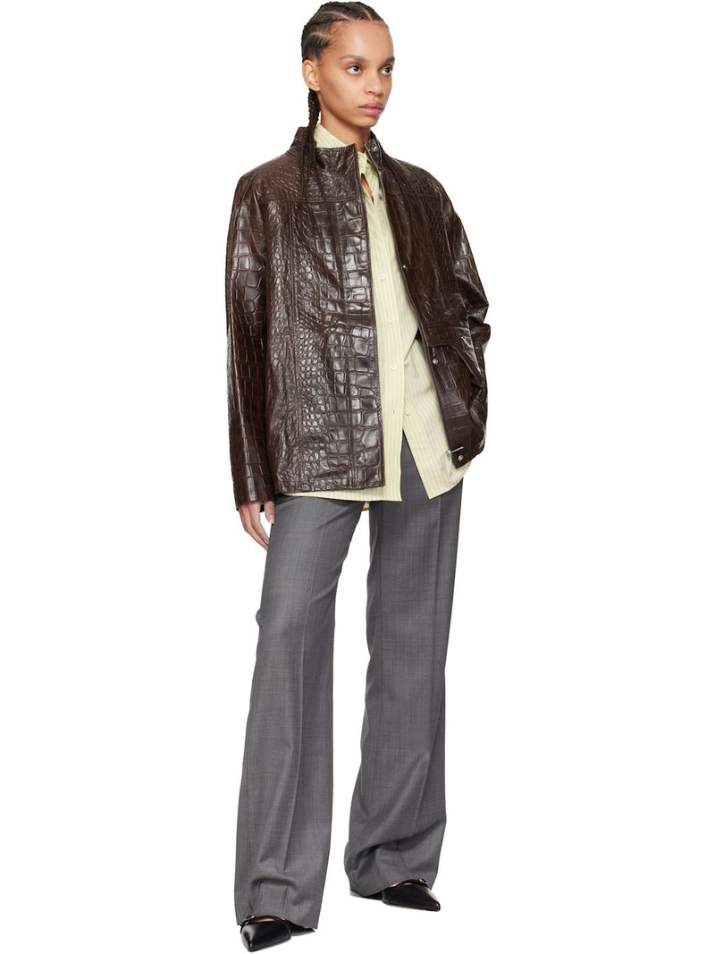 Aeyde Black Melia Leather Kitten Heels outlook