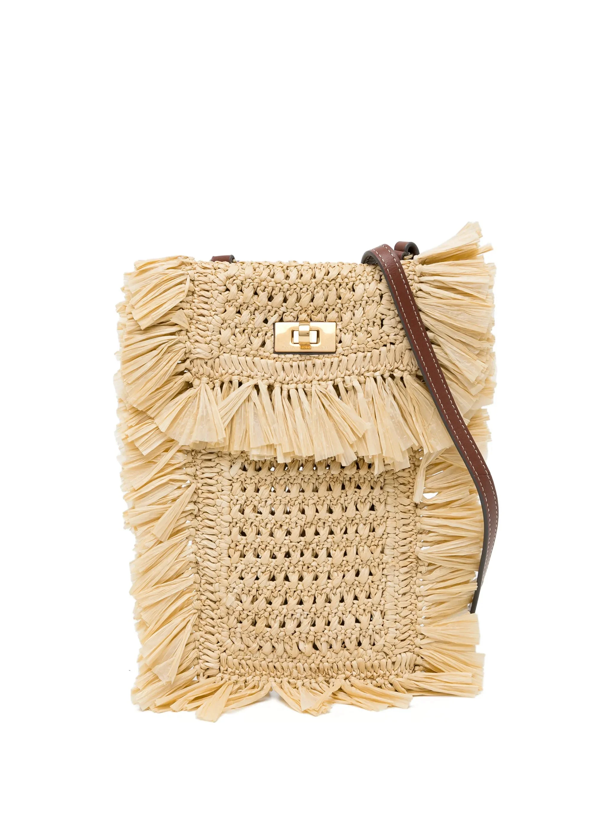 Anya Hindmarch Raffia Crossbody Bag - 1