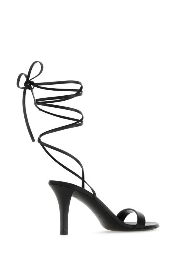 Black leather Maud sandals - 3