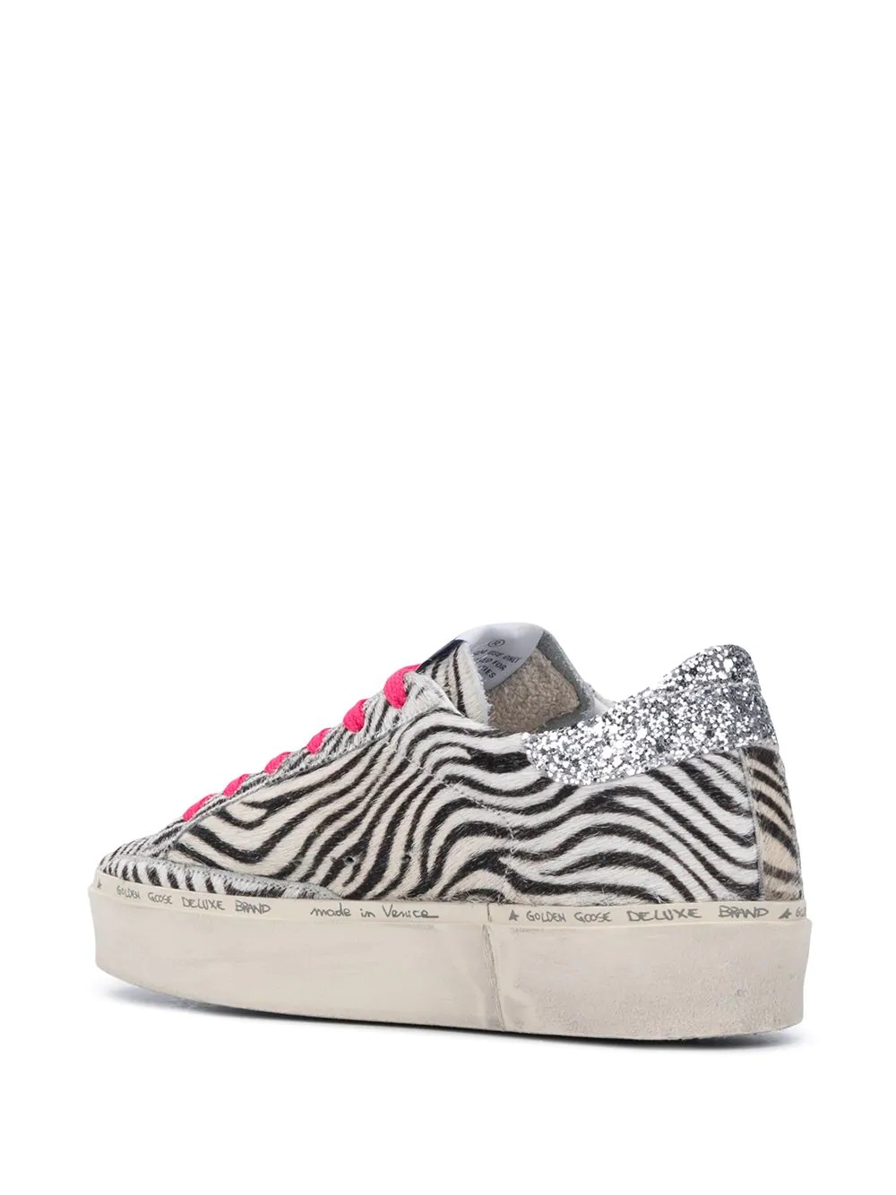 zebra print Superstar sneakers - 3