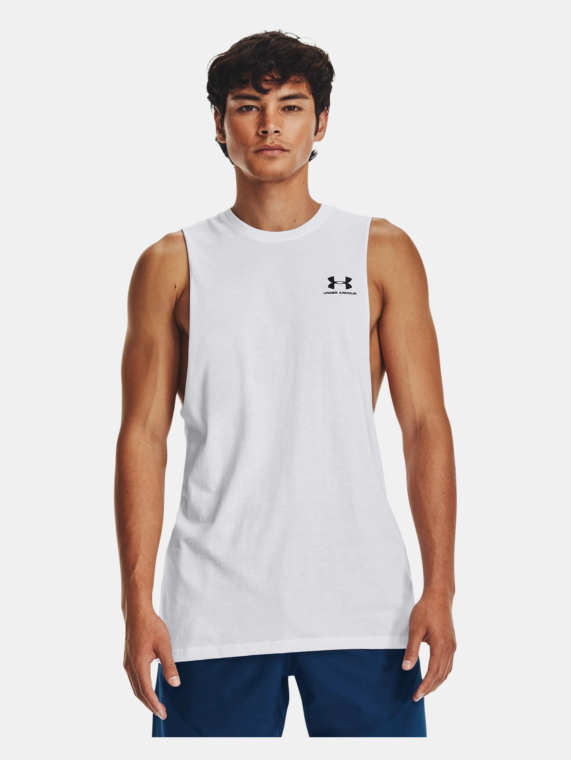 Men's UA Left Chest Cut-Off Tank - 2