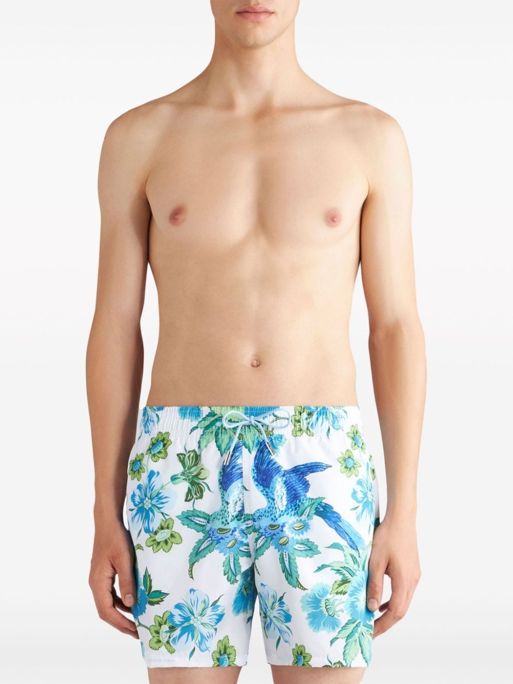 floral-print swim shorts - 3