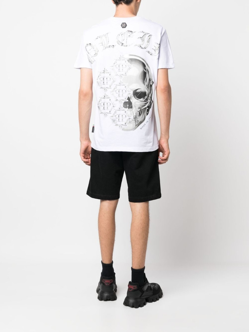 PHILIPP PLEIN graphic-print cotton T-shirt outlook