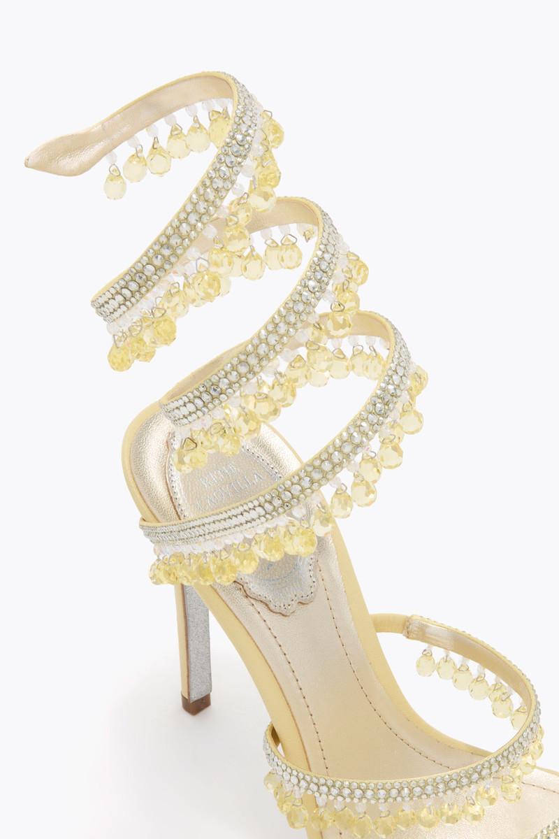 CHANDELIER BUTTER YELLOW SANDAL 105 5