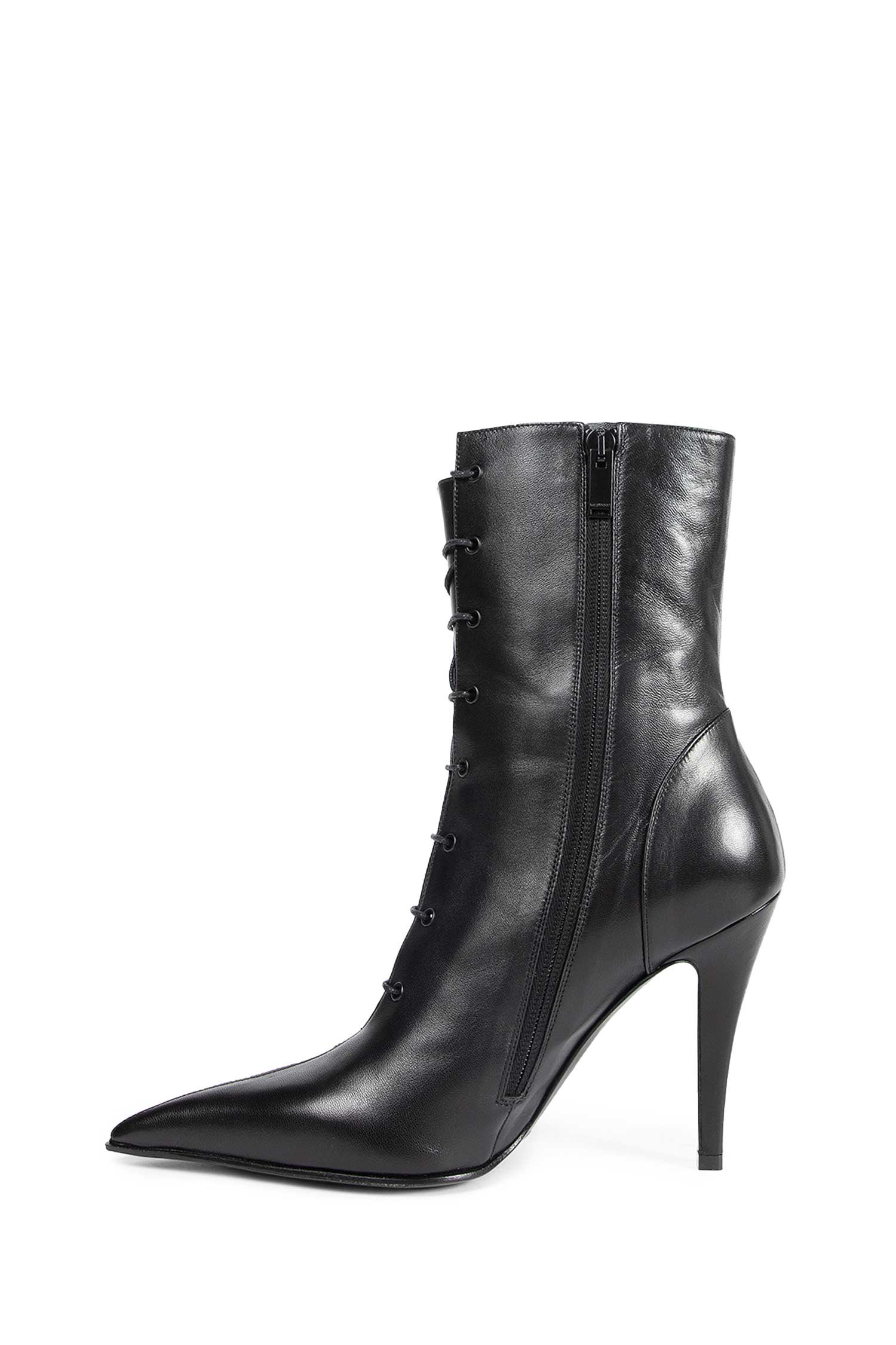 Leather Ankle Boots - 4