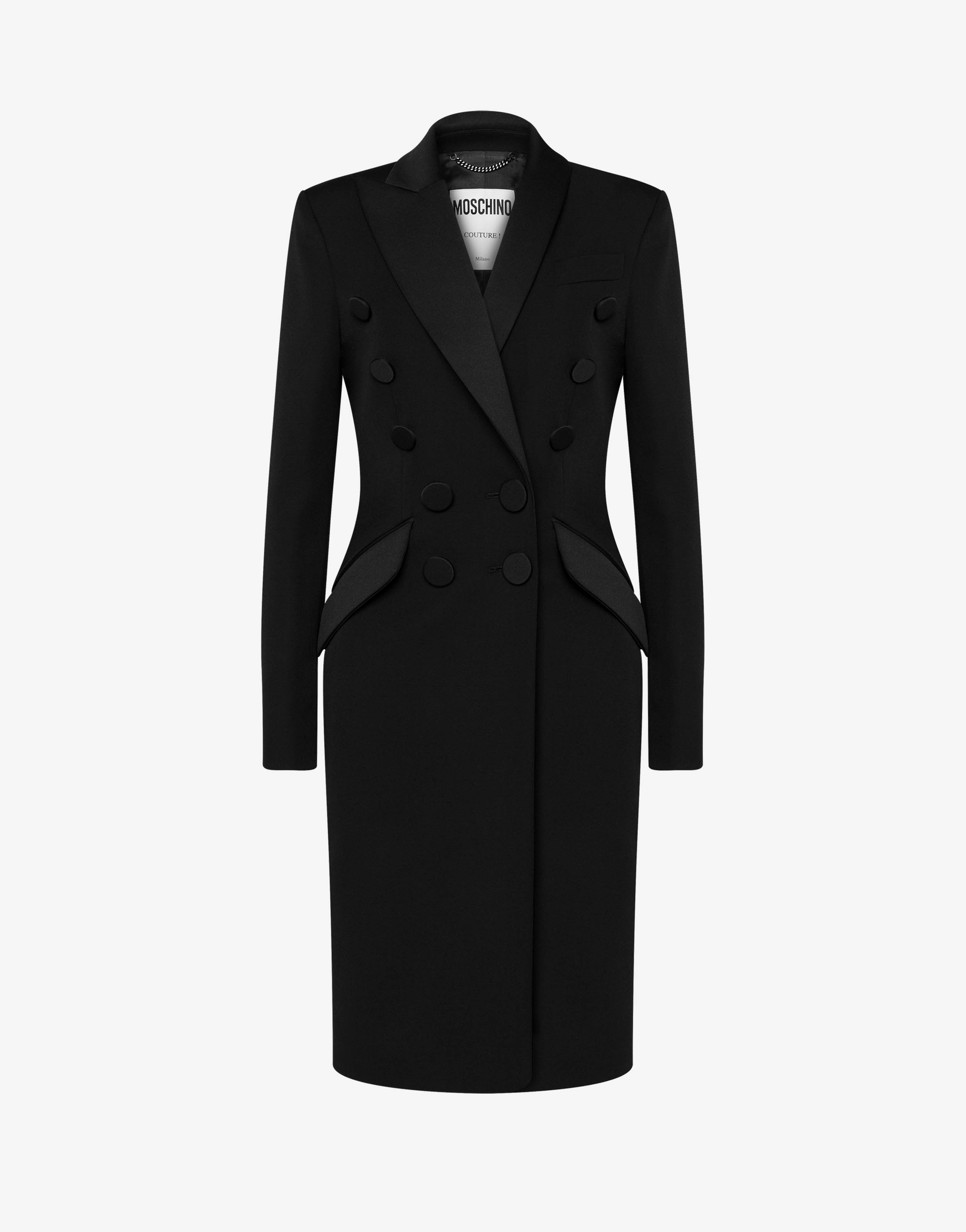WOOL DOUBLE BREASTED COAT - 1