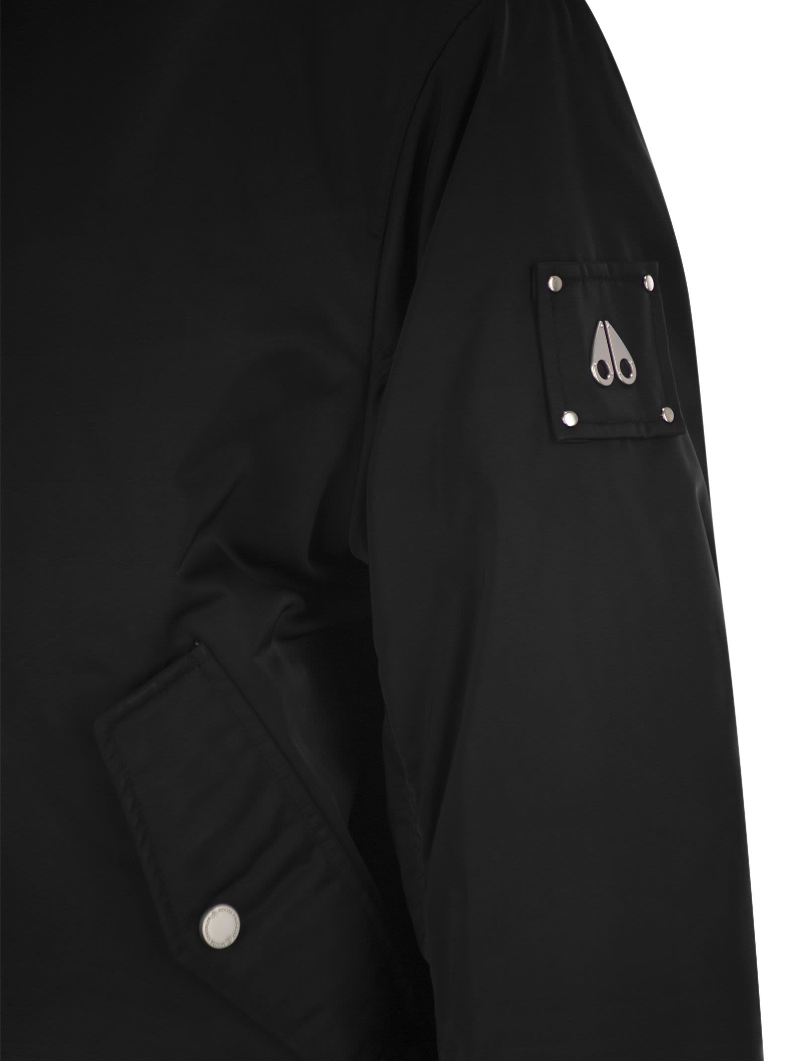 Moose Knuckles Women Jet Bomber - Reversible Bomber - 4