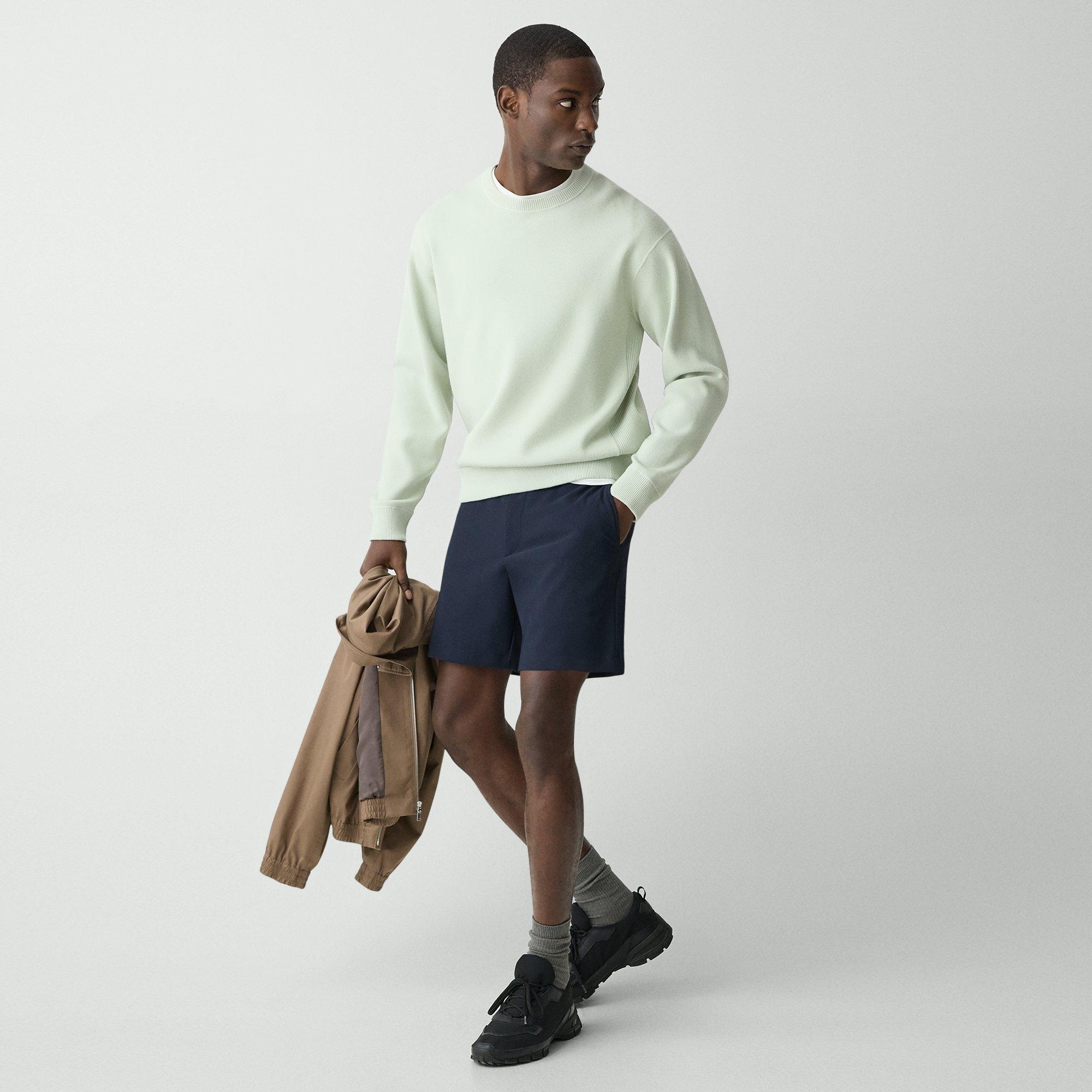 Curtis Drawstring Short in Precision Ponte - 2