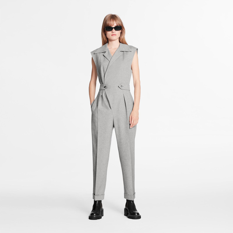 Louis Vuitton Cashmere-Blend Flannel Tailored Jumpsuit  outlook