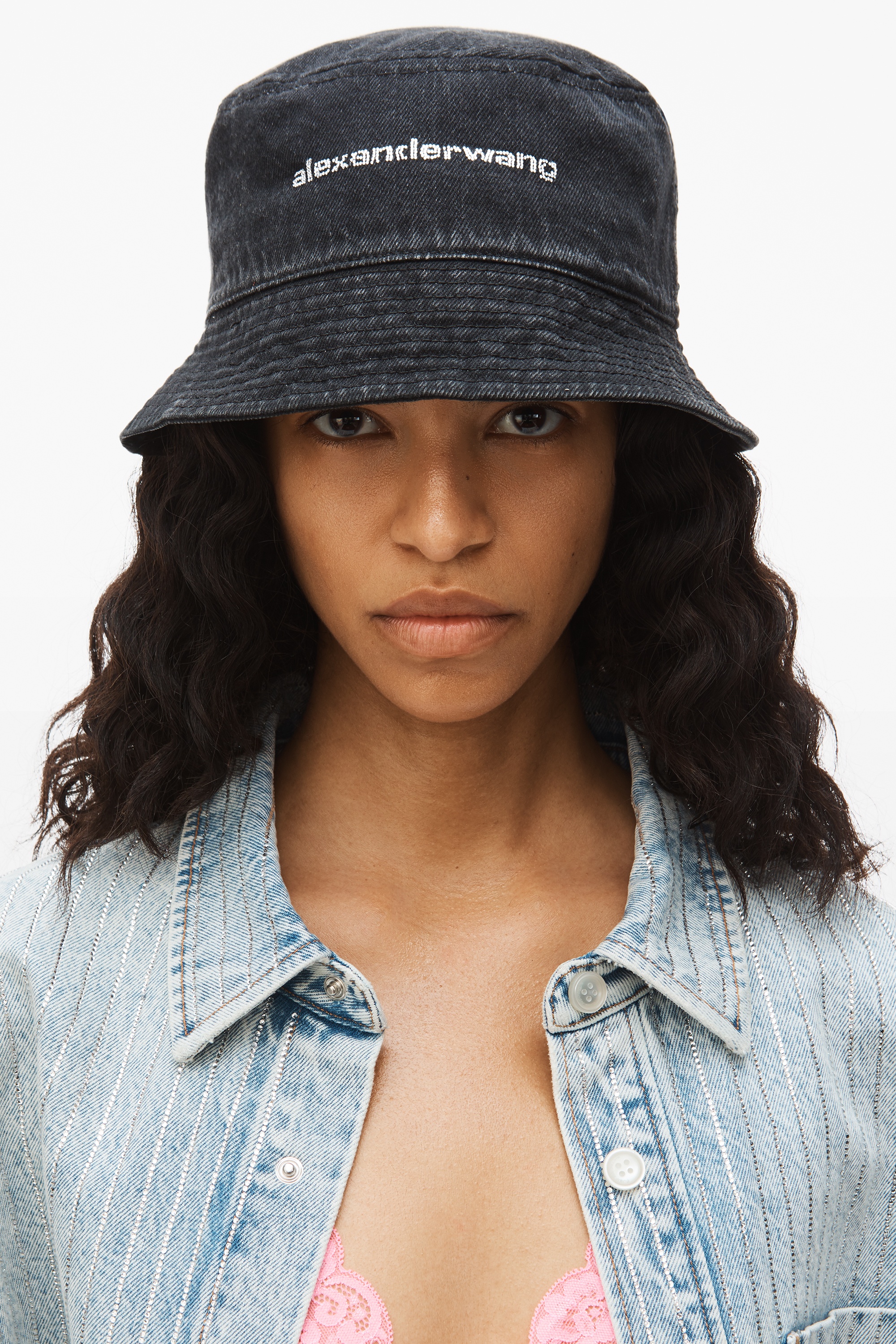 BUCKET HAT IN DENIM - 3