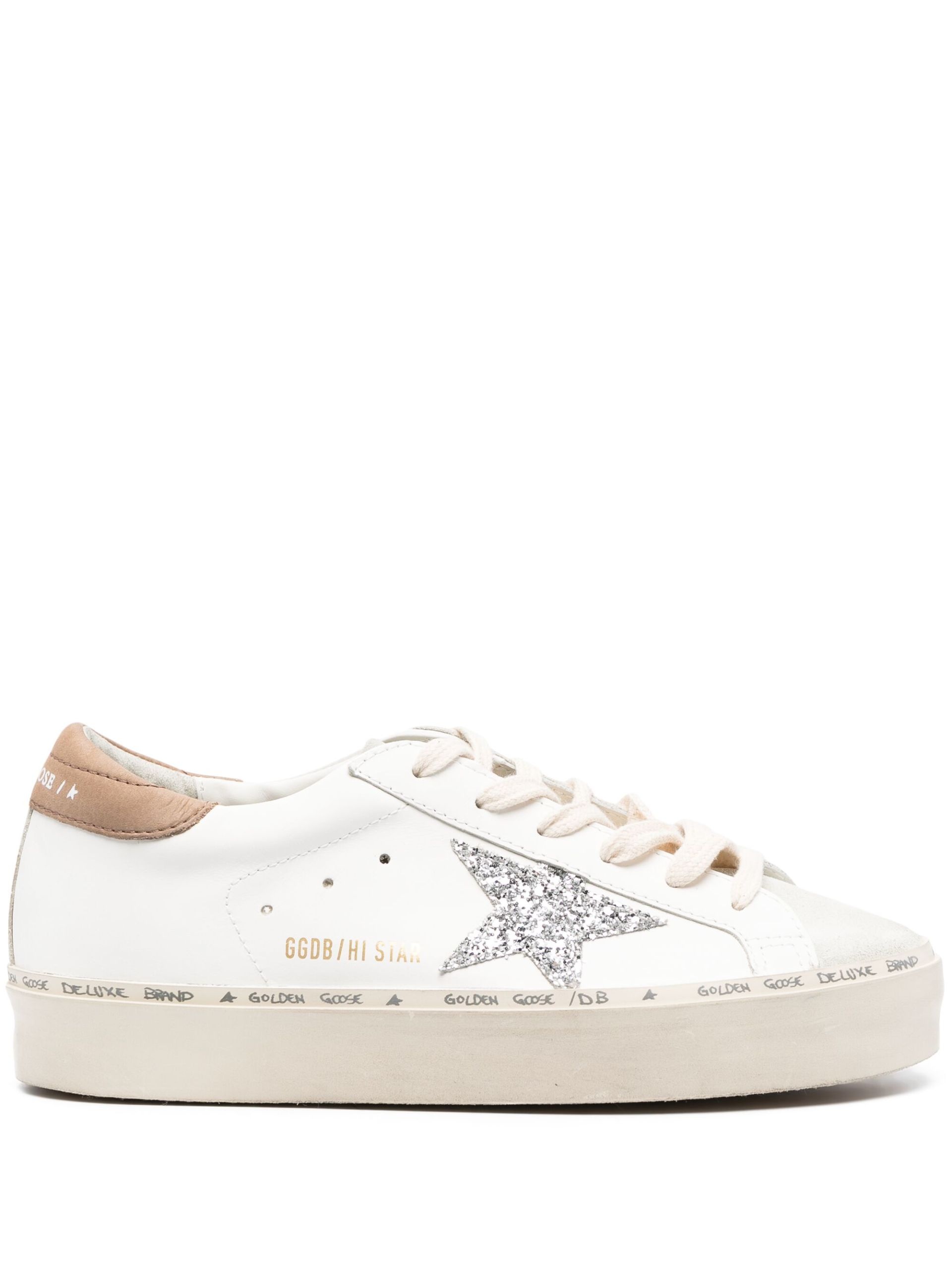 white Hi Star leather sneakers - 1