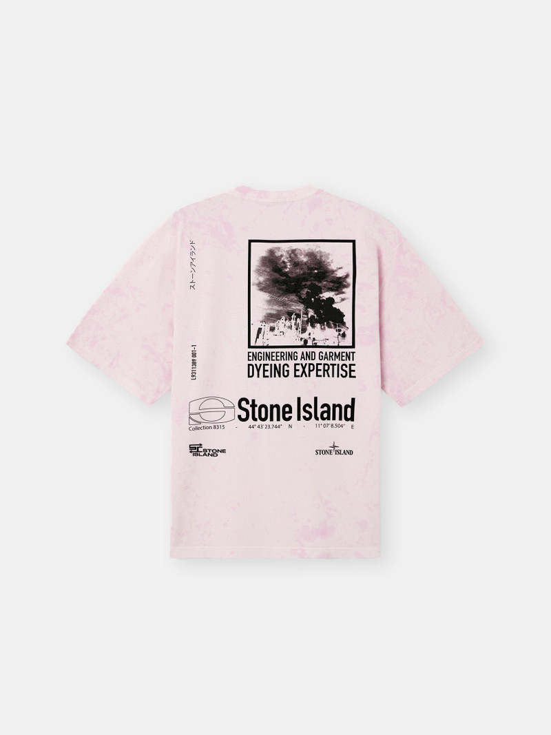 2100021 COMBED ORGANIC COTTON JERSEY 'PAINTBALL' TREATMENT 6