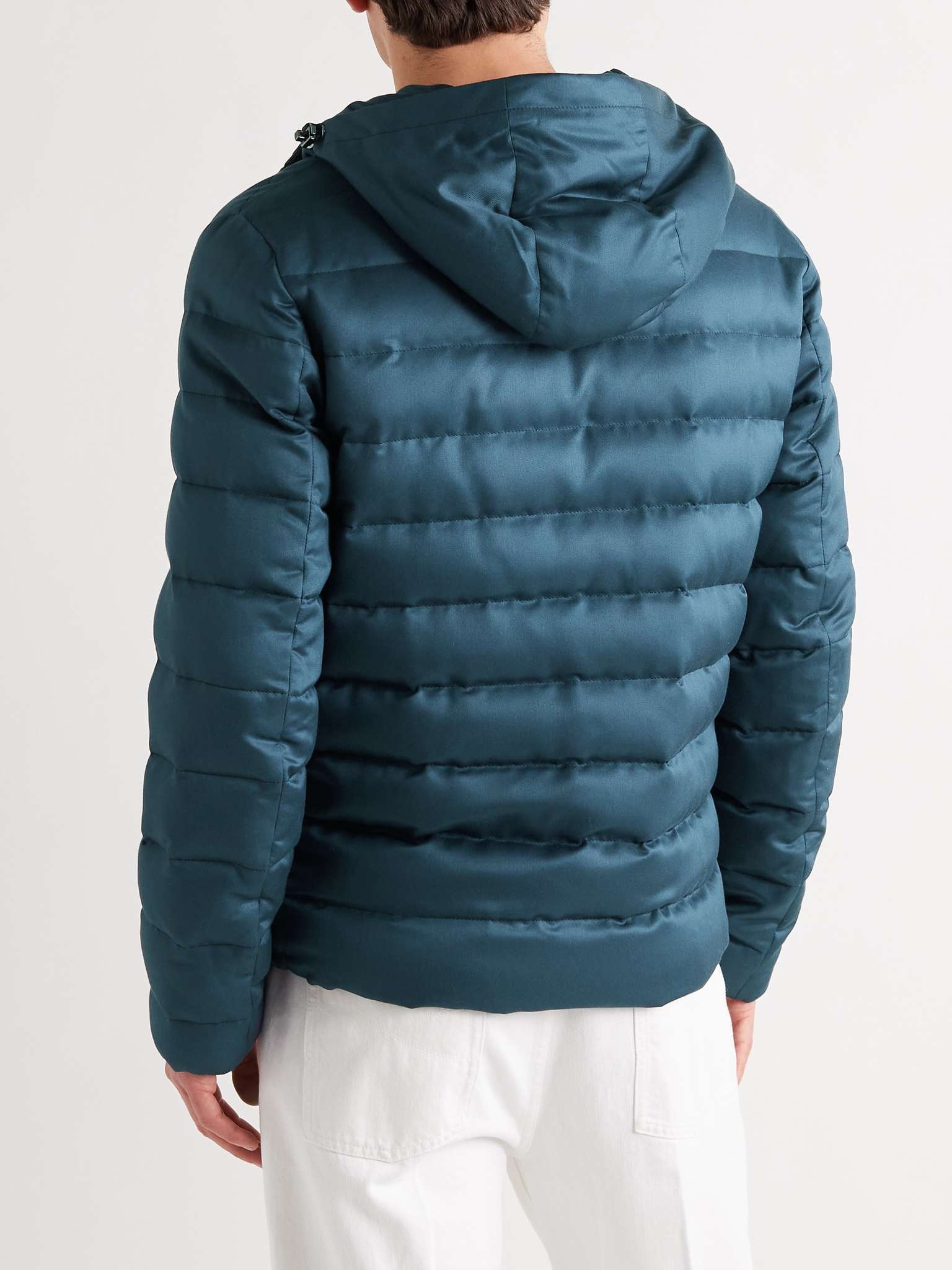 Gateway Quilted Silk-Twill Hooded Down Jacket - 4