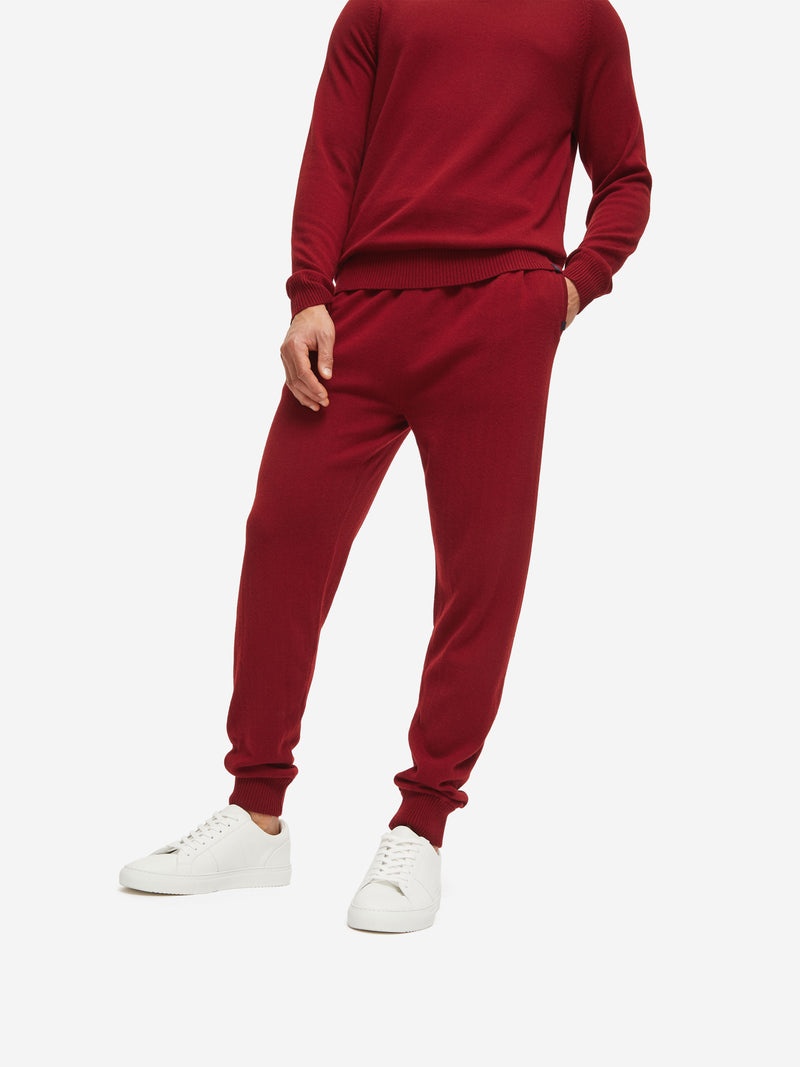 Men's Track Pants Finley Cashmere Ruby - 4