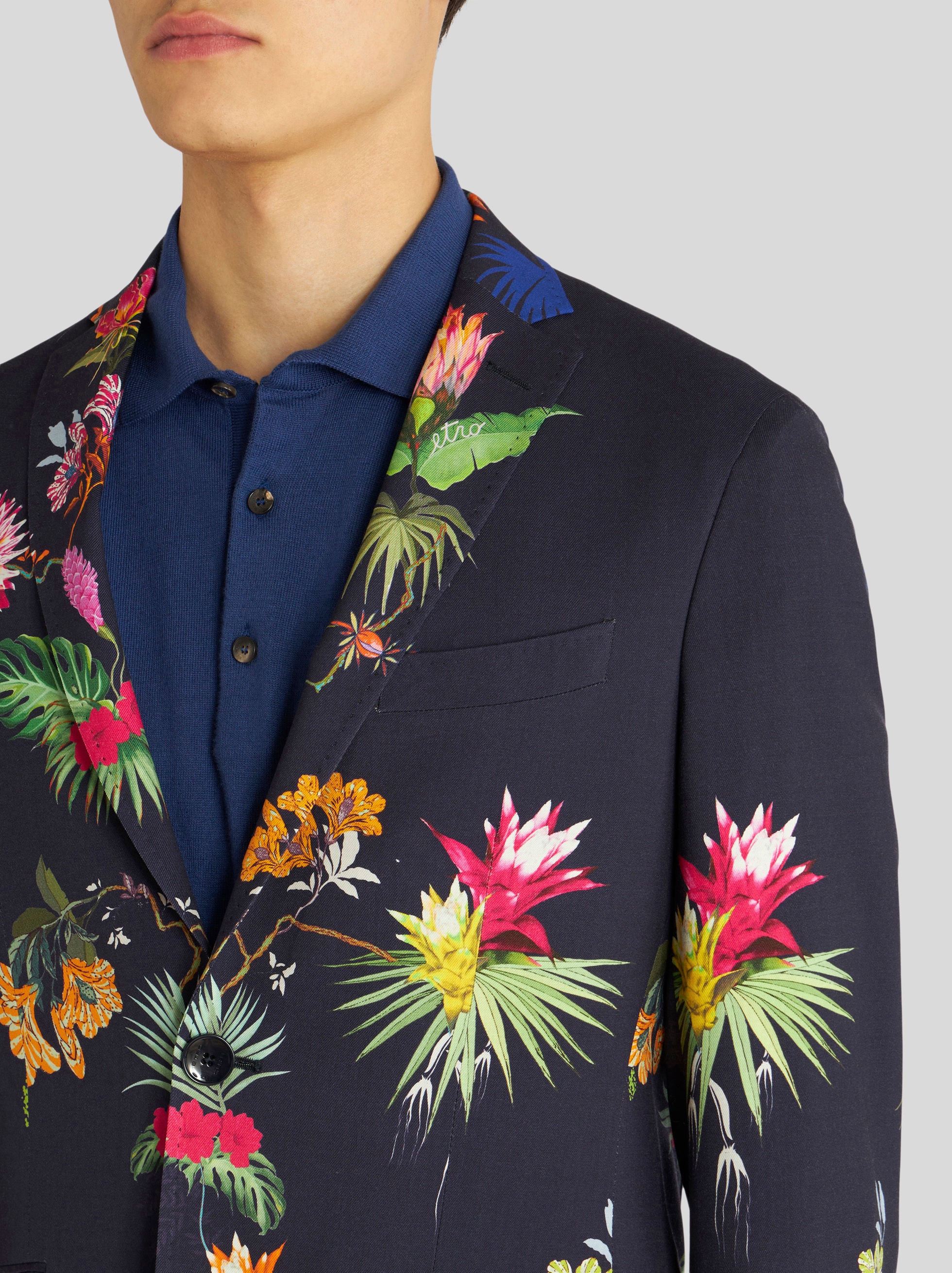 FLORAL AND LEAFY PRINT JACKET - 2